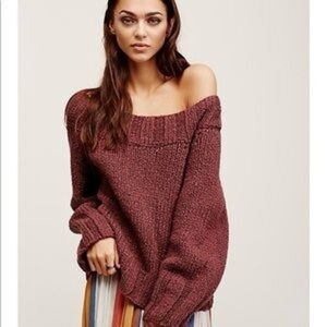 Off Shoulder Sweater by Free People